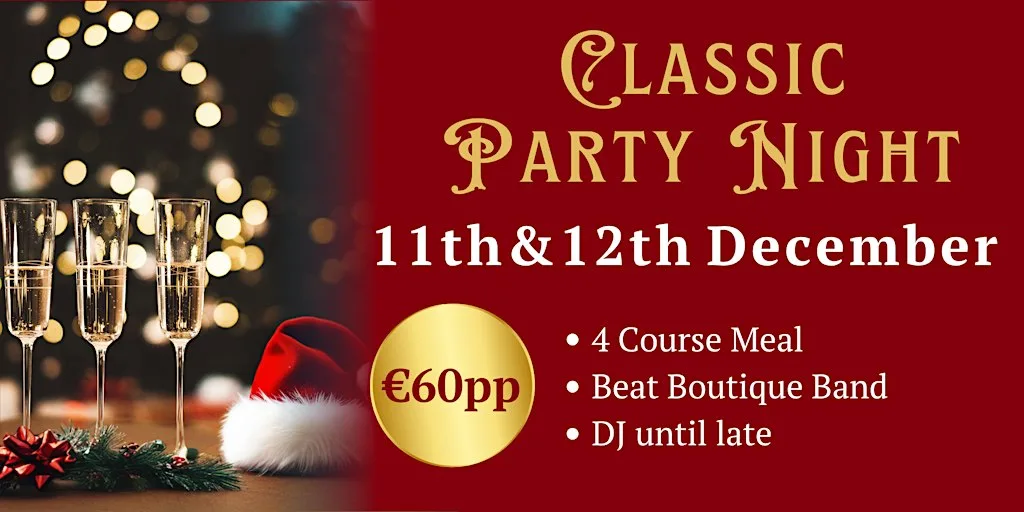 Christmas Party Nights at the Woodford Dolmen at Woodford Dolmen Hotel