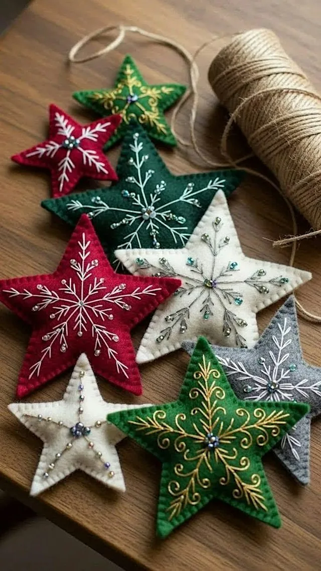 Christmas Tree Hand Embroidery workshop at St Cuthbert’s Church Hall