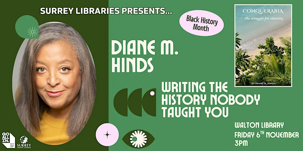 Writing the history nobody taught you: an author event with Diane M. Hinds