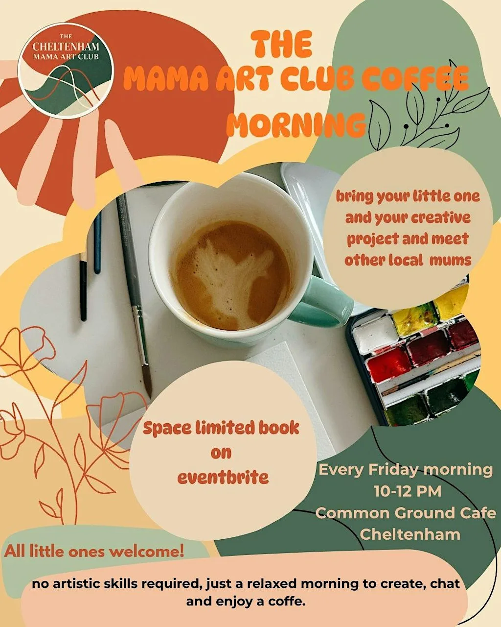 THE MAMA ART CLUB COFFEE MORNING at Common Ground Cafe