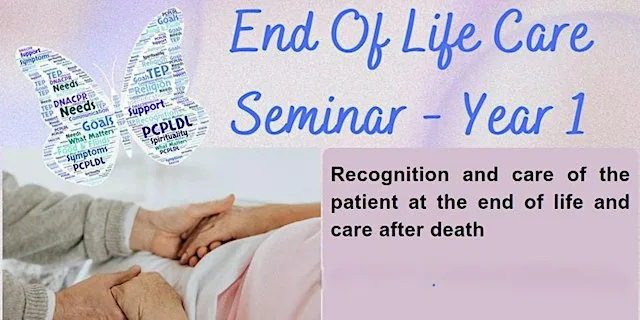 PGH End of Life Care session for year one