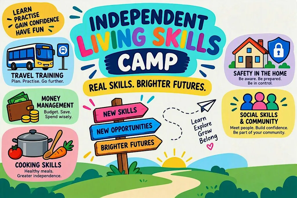 Independent Living Skills Camp (13+) / Gwersyll Sgiliau Byw'n Annibynnol (1 at Serennu Children's Centre