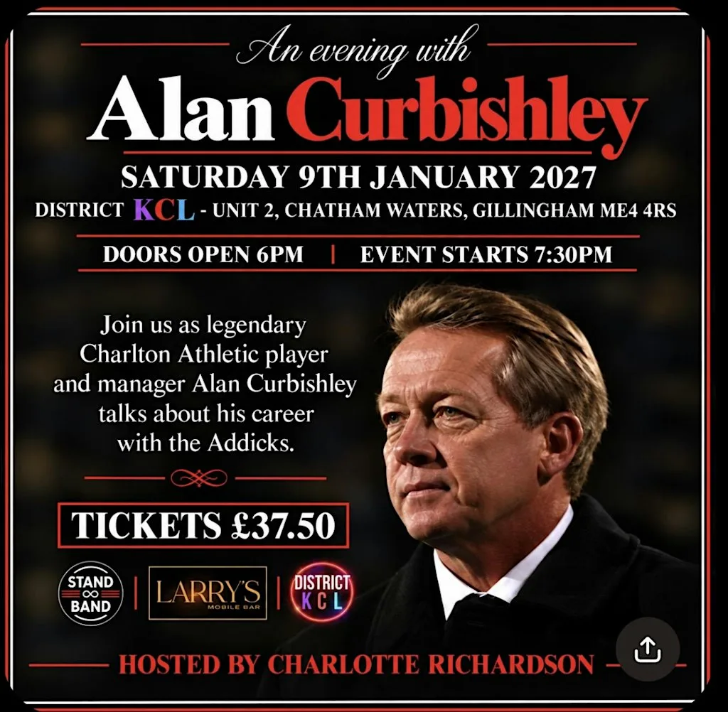 An Evening with Alan Curbishley at District KCL
