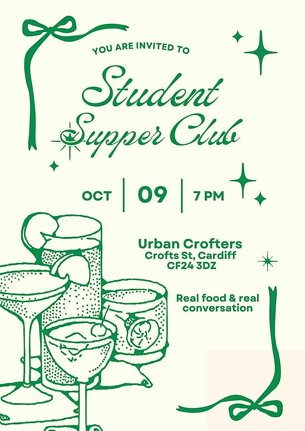 Student Supper Club @ Urban Crofters