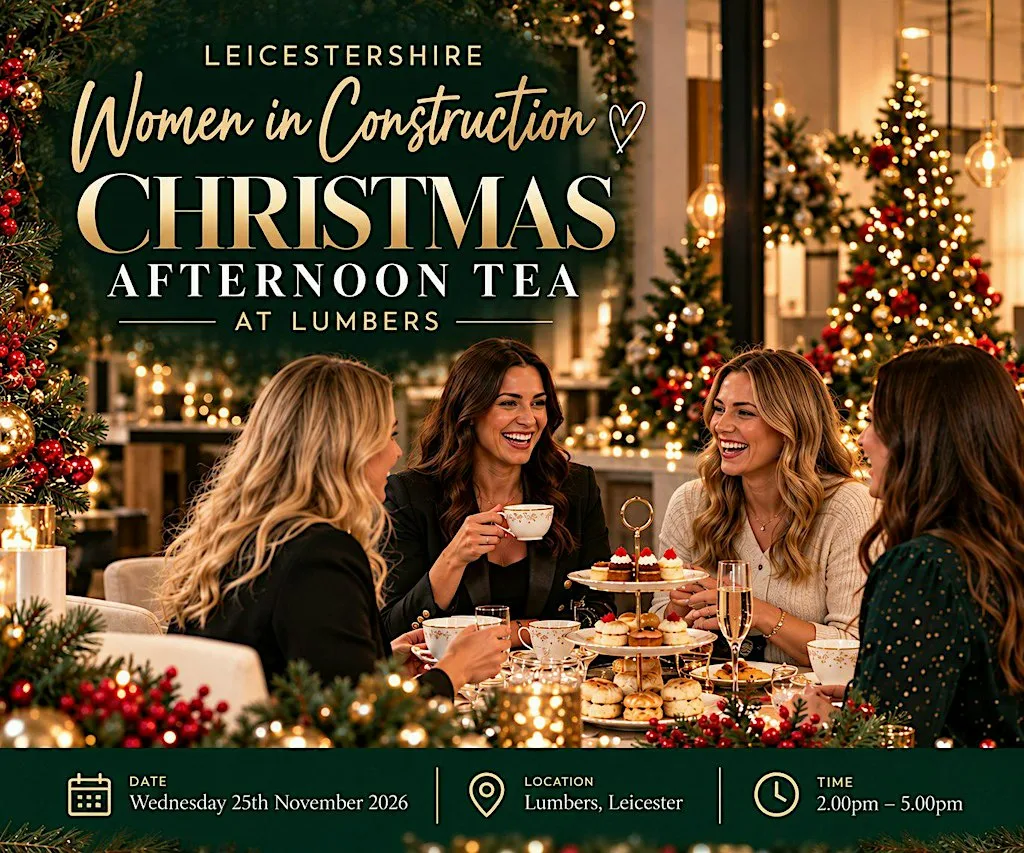 Leicestershire Women in Construction Christmas Afternoon Tea at Lumbers Jewellers
