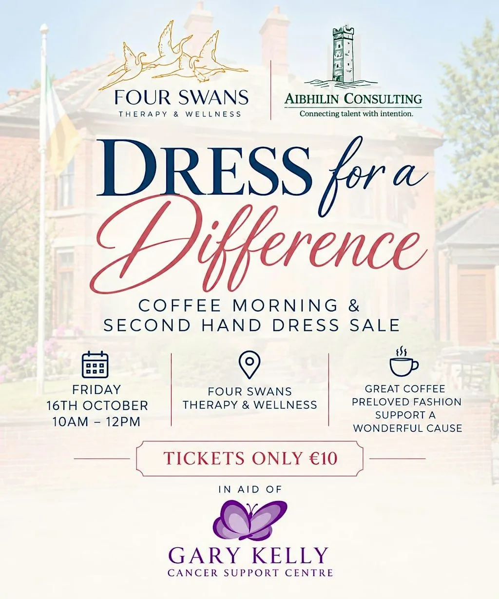 Dress for a difference in aid of Gary Kelly Cancer support at Four Swans Therapy & Wellness