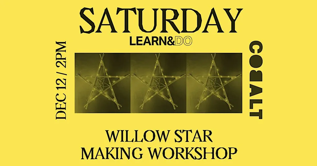 Willow Star Making Workshop with Janie