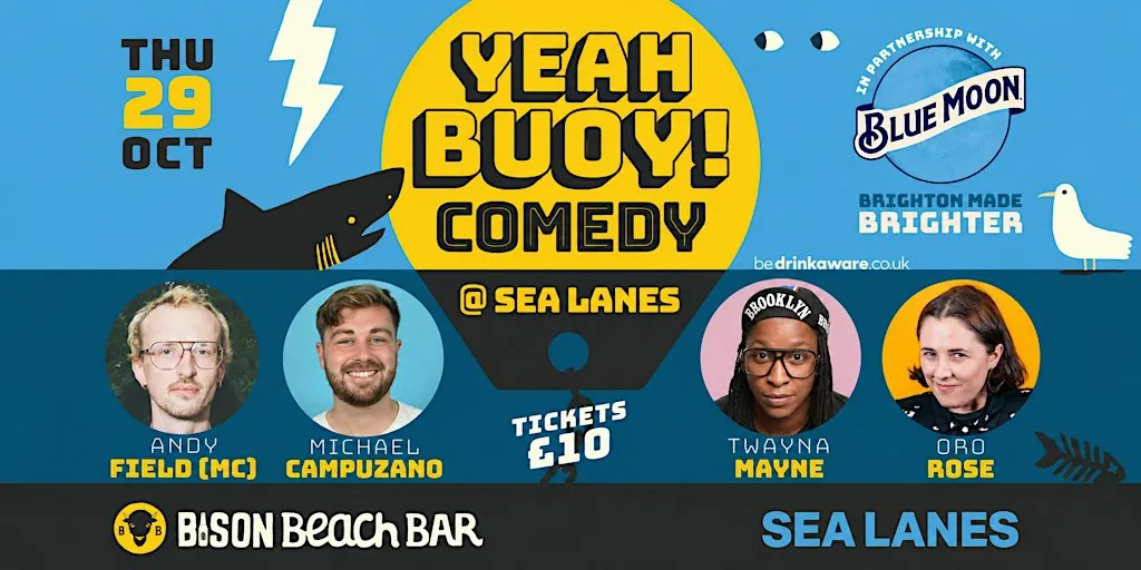 Yeah Buoy Comedy! at Bison Beer | Bison Beach Bar @ Sea Lanes