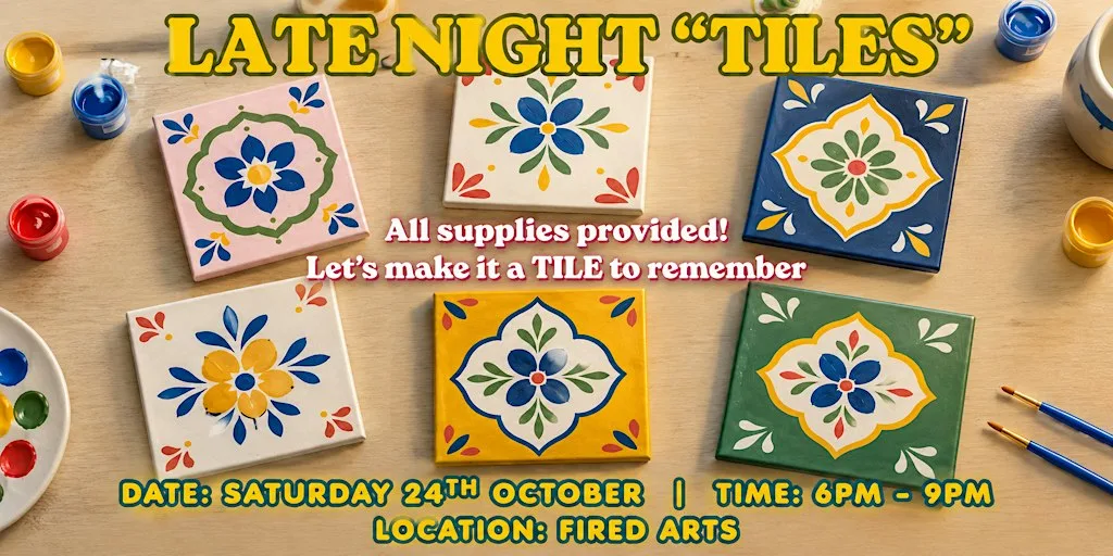 Sheffield Pottery Tile Painting