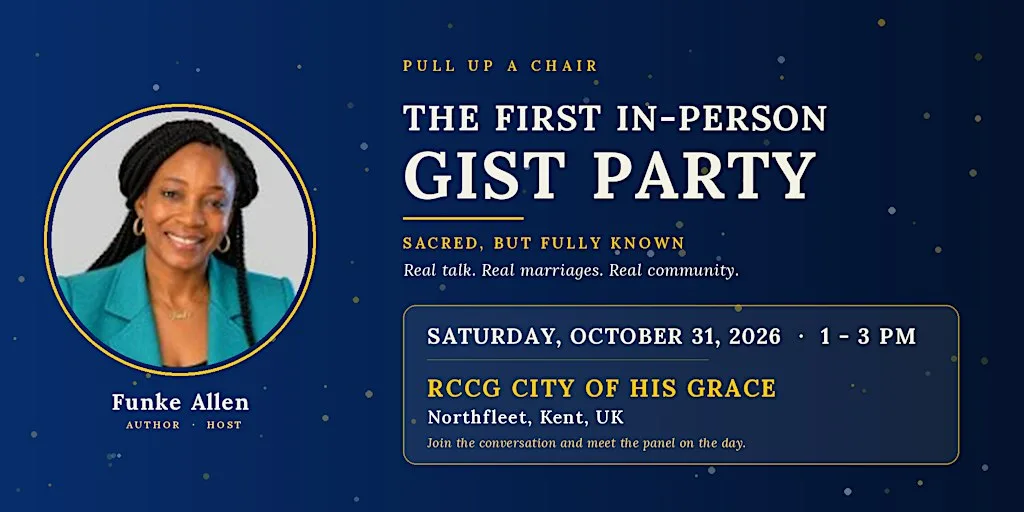 First In-Person Sacred, but Fully Known Gist Party at The Redeemed Christian Church of God, City of His Grace