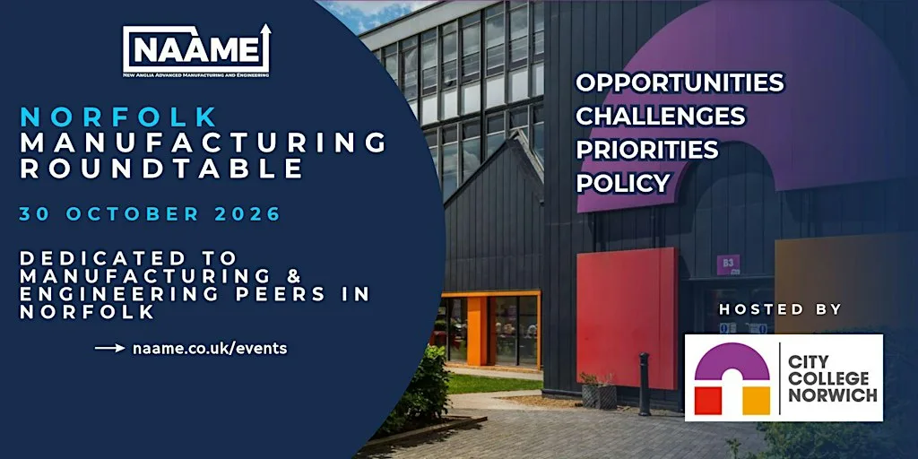 Norfolk Manufacturing Roundatable at City College Norwich