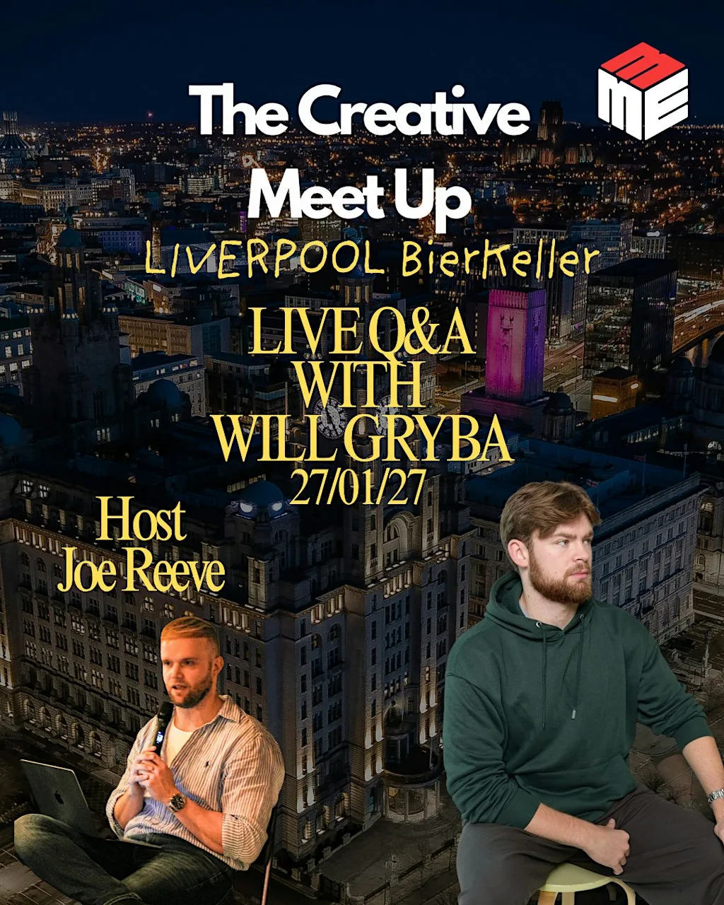 Creative Meet Up - Bier Keller Liverpool, Q&A with Will Gryba