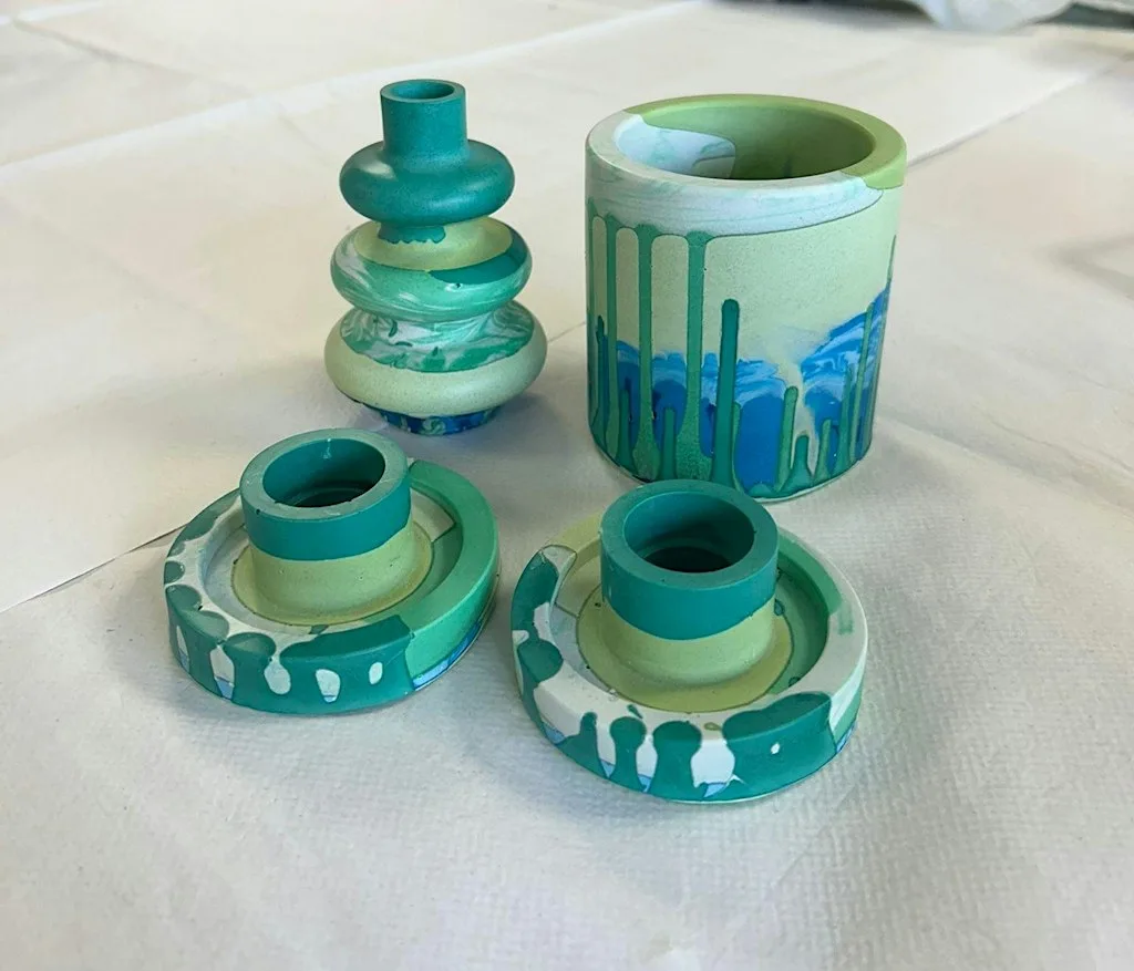 The Jesmonite Funky Décor Workshop with Objectify in Ossett, Wakefield