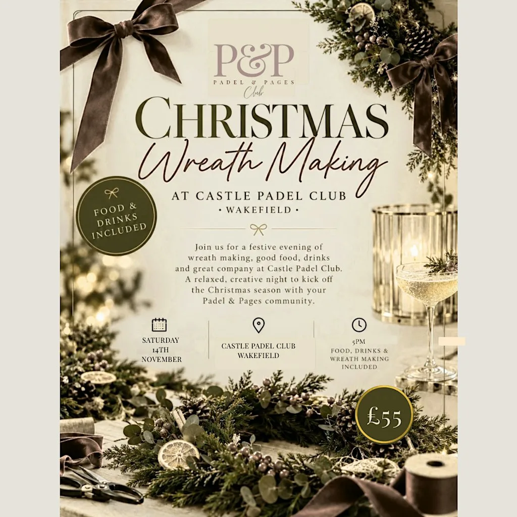 Padel & Pages - Christmas Wreath Making