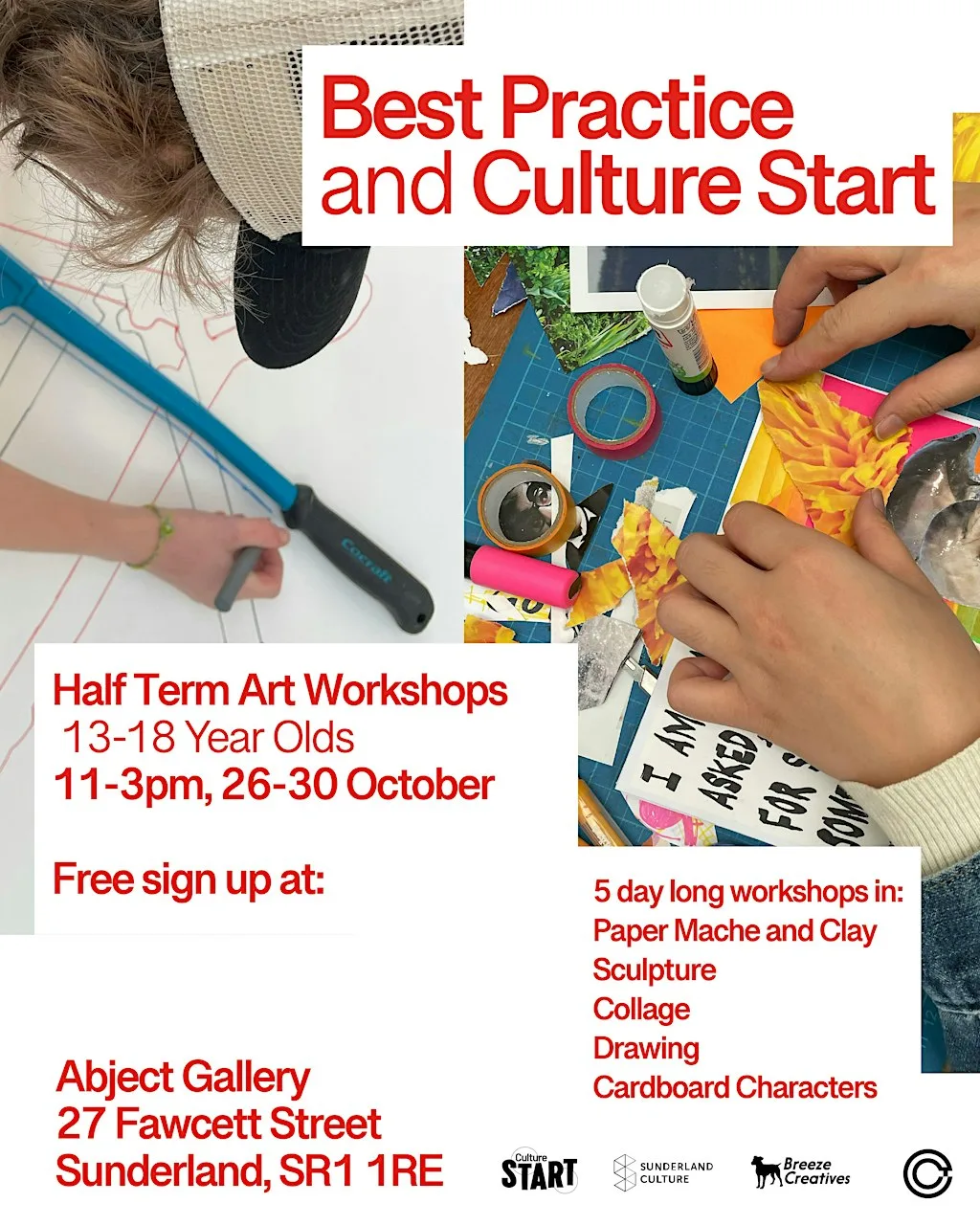 Half Term Art Workshops at The Athenaeum