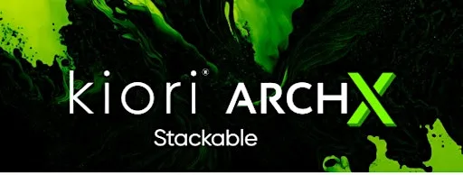 KIORI ARCH X STACKABLE FULL-ARCH IMPLANTS. ONE CONNECTED DIGITAL WORKFLOW.