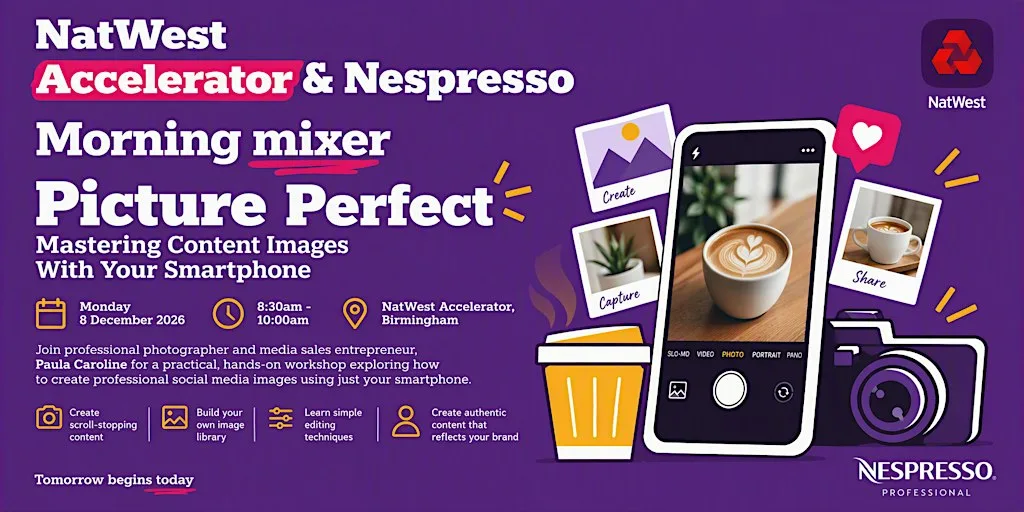 Morning Mixer:Picture Perfect,Mastering content images with your Smartphone