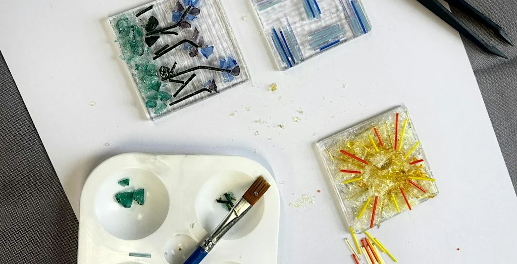 Glass Fusing Taster Workshop at Seaton Carew Methodist Church. The Thrive Hive.