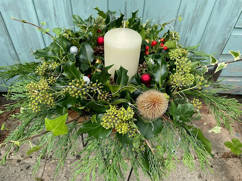 Wreath making 10:30 -12:30 at 32A Belle Vue Terrace