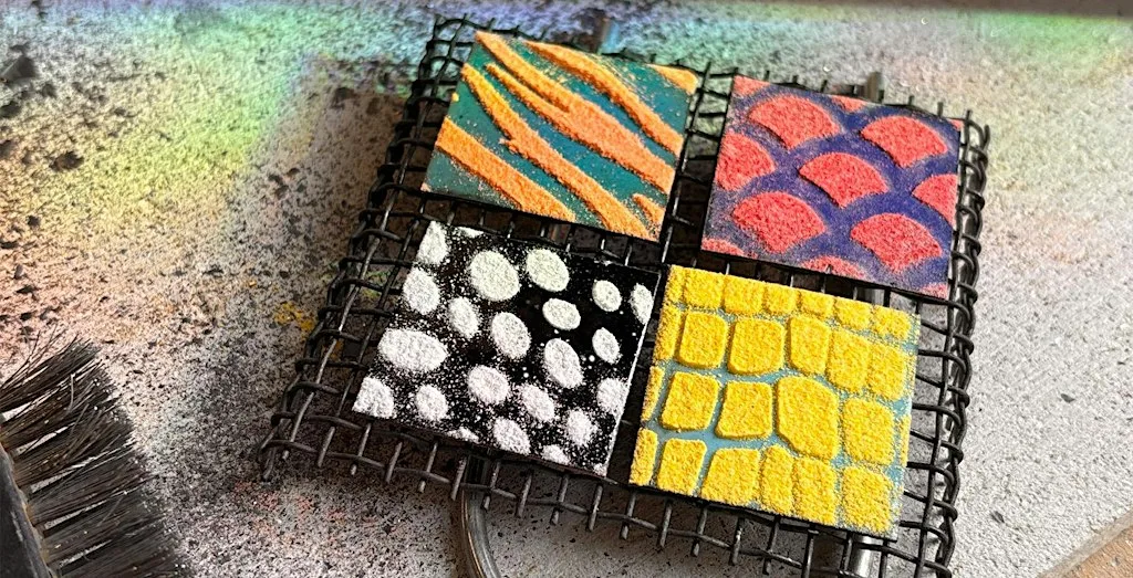 Enamel on Copper Taster Session at Artrium Studio