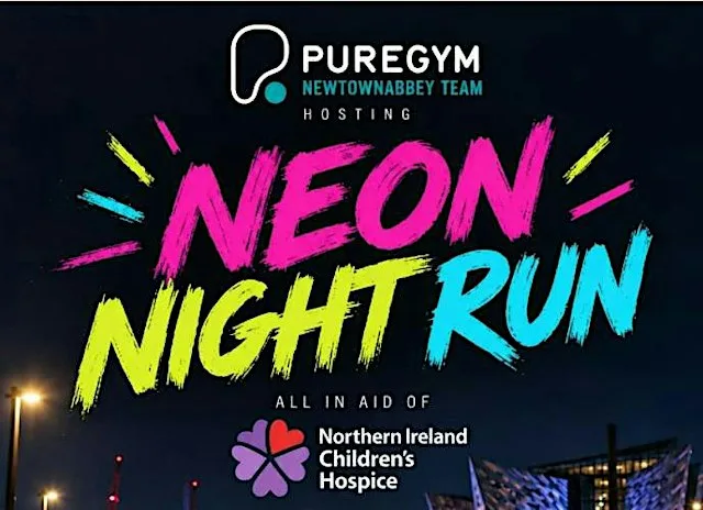 Pure Gym Newtownabbey Neon Night Run