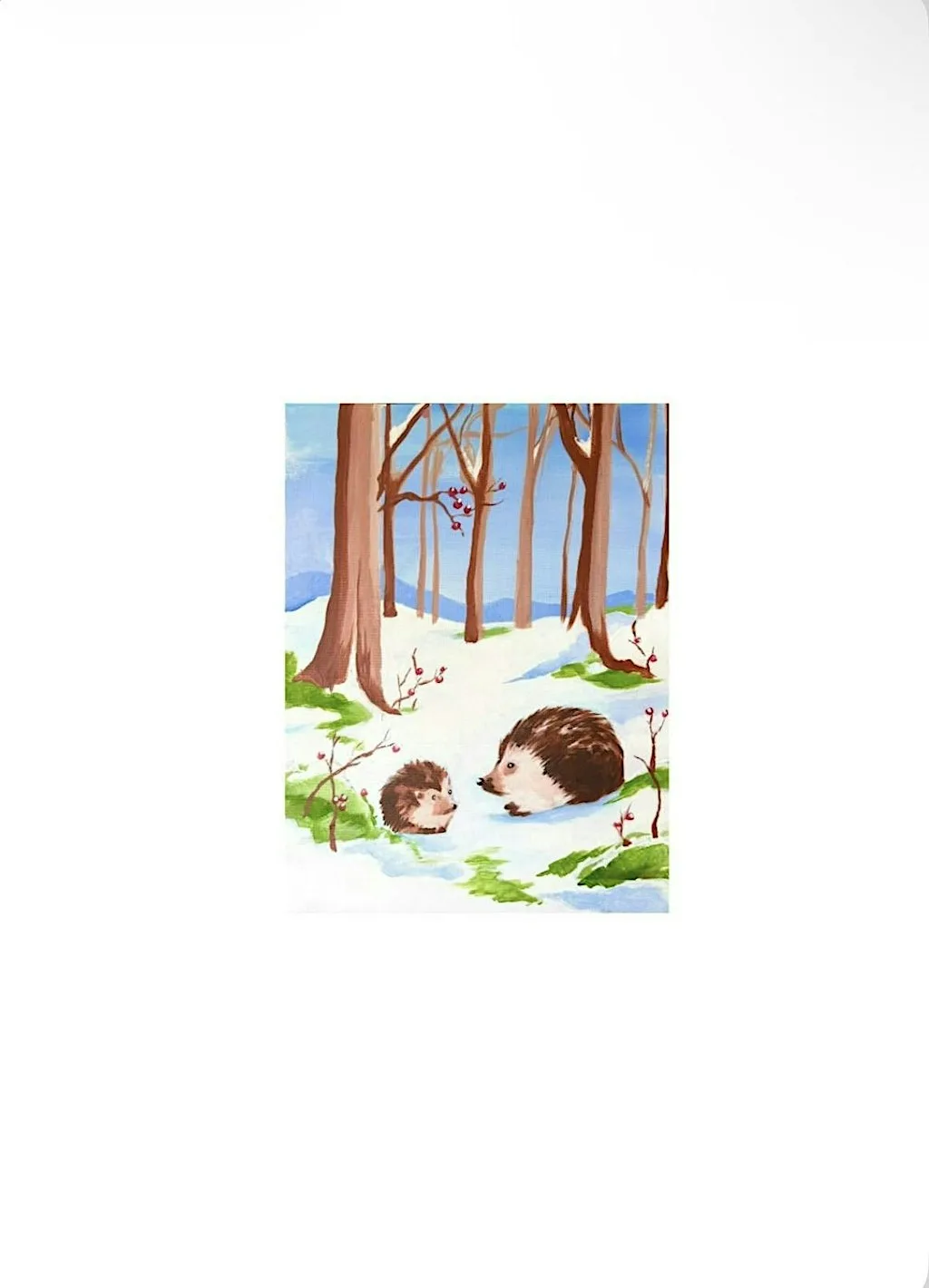 The Canvas Club x Amarone "Huddled Hedgehogs" Paint & Sip