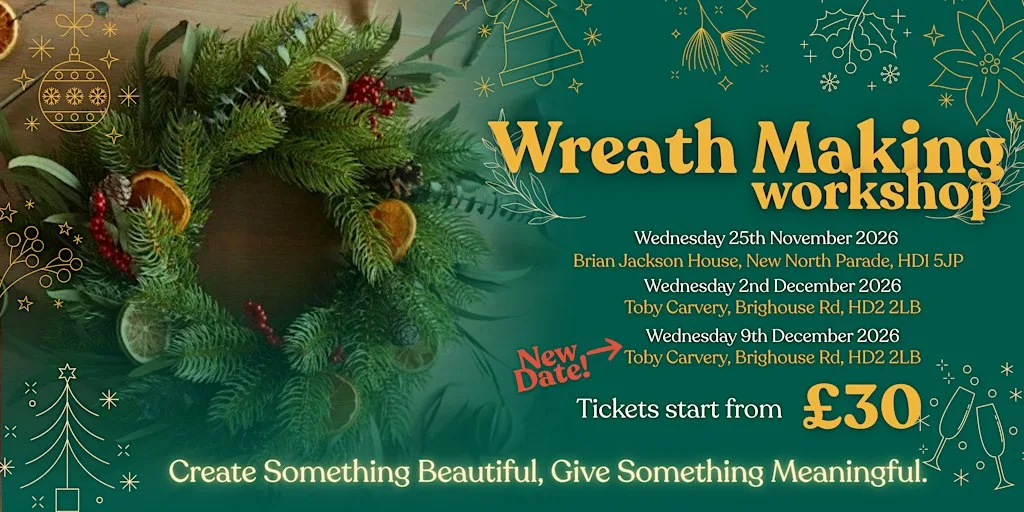 Wreath Making Workshop @ Toby Carvery Huddersfield! (Second date) at Toby Carvery Huddersfield