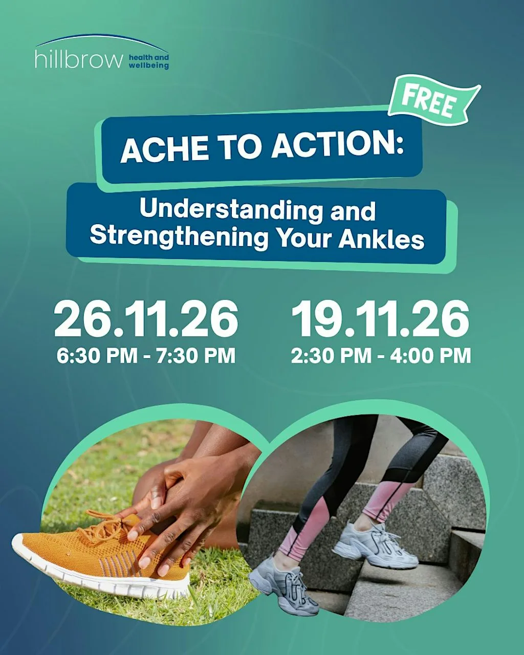 Ache to Action - Ankle talk
