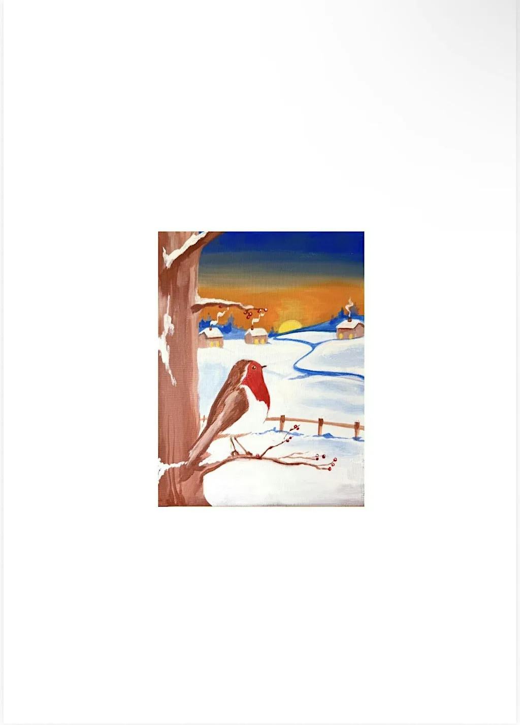 The Canvas Club x The Methuen Arms "Red Robin" Paint & Sip