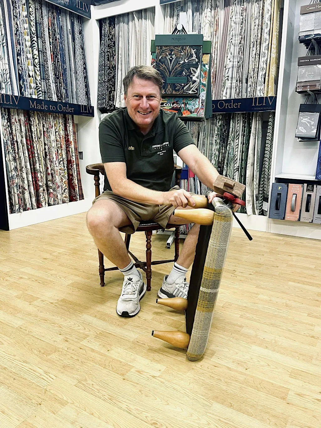 Make a Foostool One-Day Workshop, with Curtains & Comfort Interiors at Curtains & Comfort Interiors