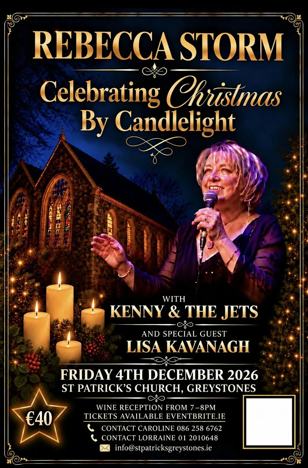 Christmas by candlelight with Rebecca Storm