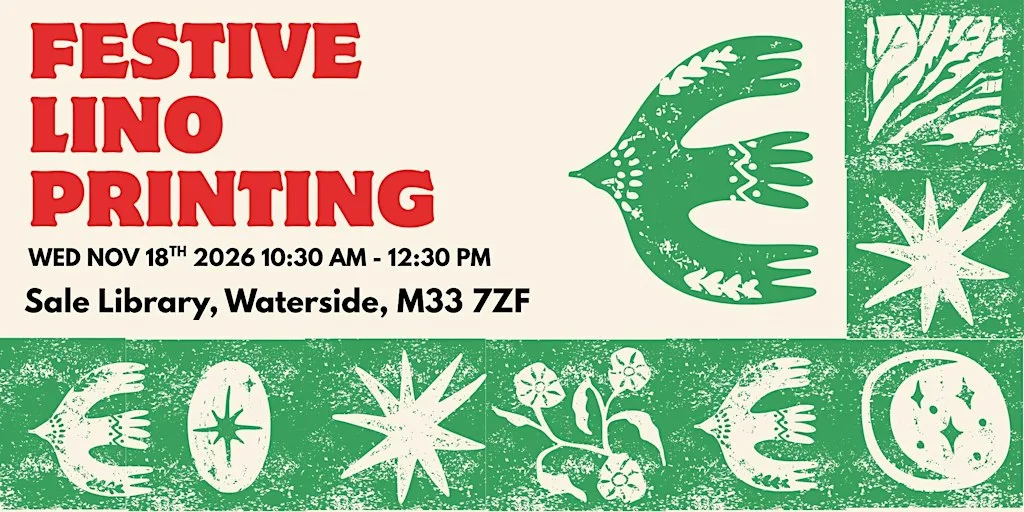 Festive Lino Printing with Caroline Coates