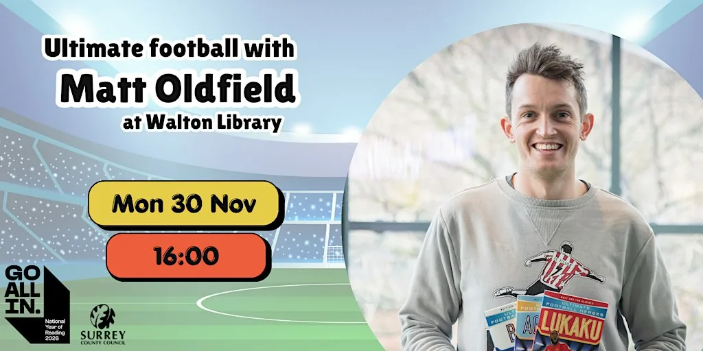 Ultimate Football with Matt Oldfield: How to Write about Football Legends at Walton Library