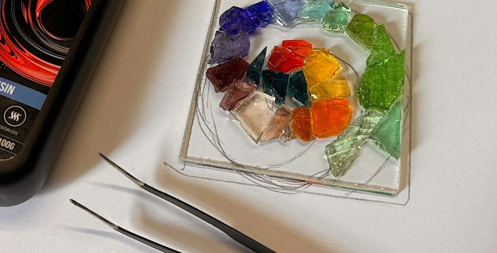Glass Mosaic Taster Workshop at Seaton Carew Methodist Church. The Thrive Hive.