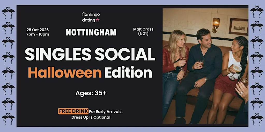 35+ Singles Social: Halloween Edition | FREE Welcome Drink