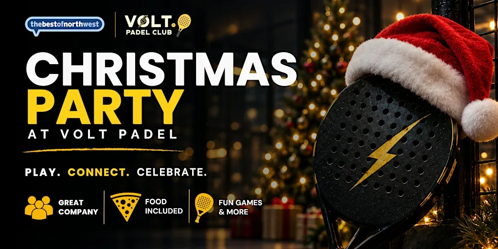 Padel, Networking, & Christmas Fun at Volt Padel Club Bolton