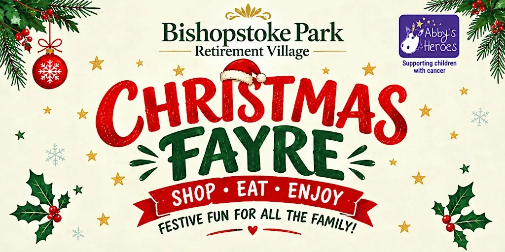 ✨ BISHOPSTOKE RETIREMENT VILLAGE - CHRISTMAS FAYRE - ** FREE ENTRY **✨ at Bishopstoke Park, Hampshire - Life in Place from Anchor