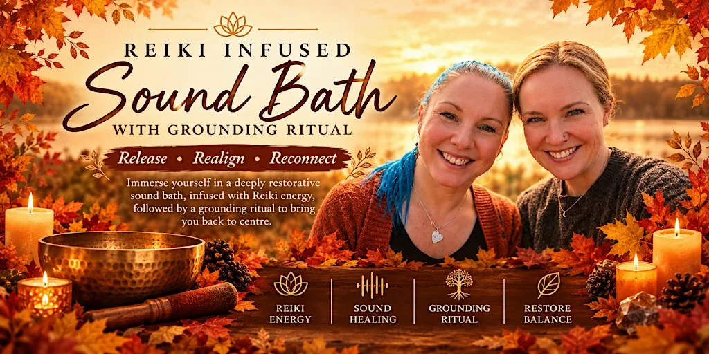 Reiki Infused Sound Bath with Voice & Grounding Tea Ritual at Beech Village Hall