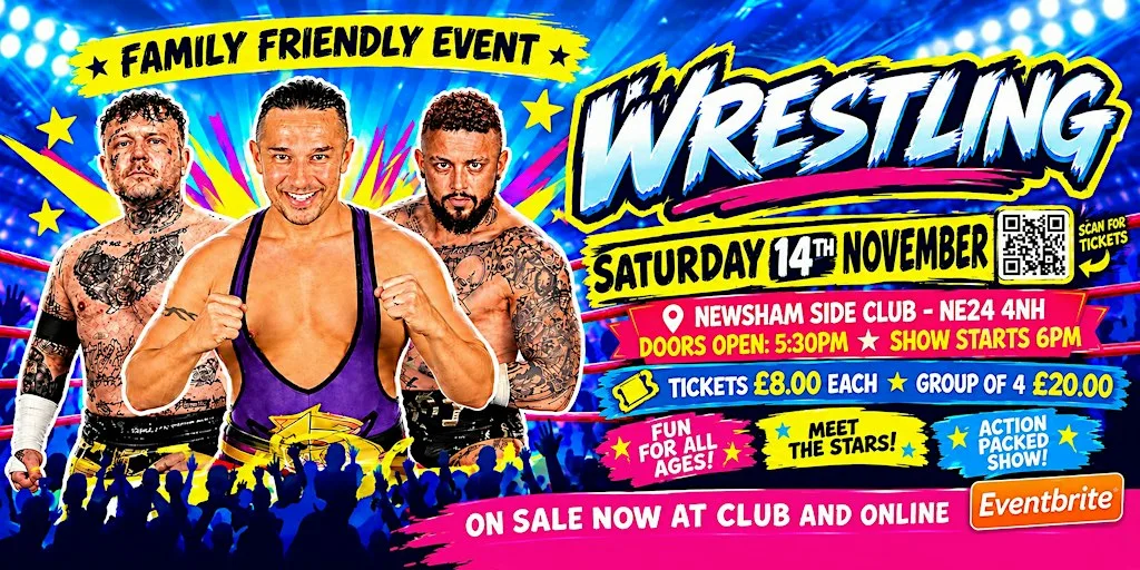 Live Professional Wrestling - Final Battle 2026 at New Delaval & Newsham Workmens Social Club Ltd