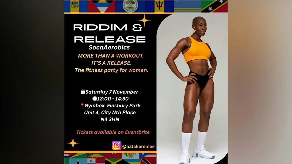 Riddim & Release - The Soca Aerobics Pop Up at Gymbox Finsbury Park