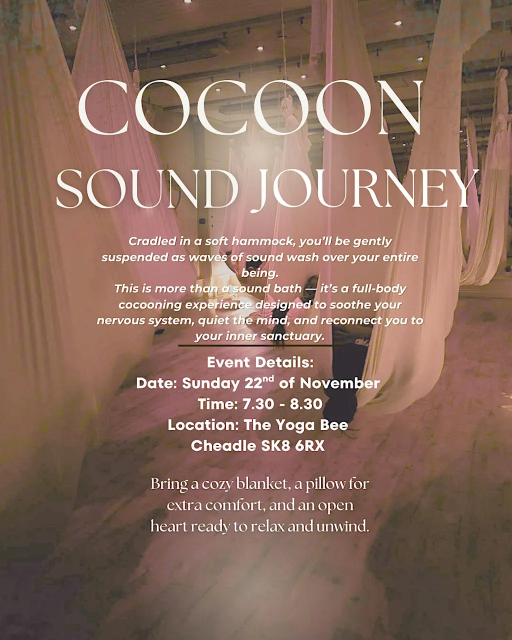 Cocoon Sound Journey at The Yoga Bee