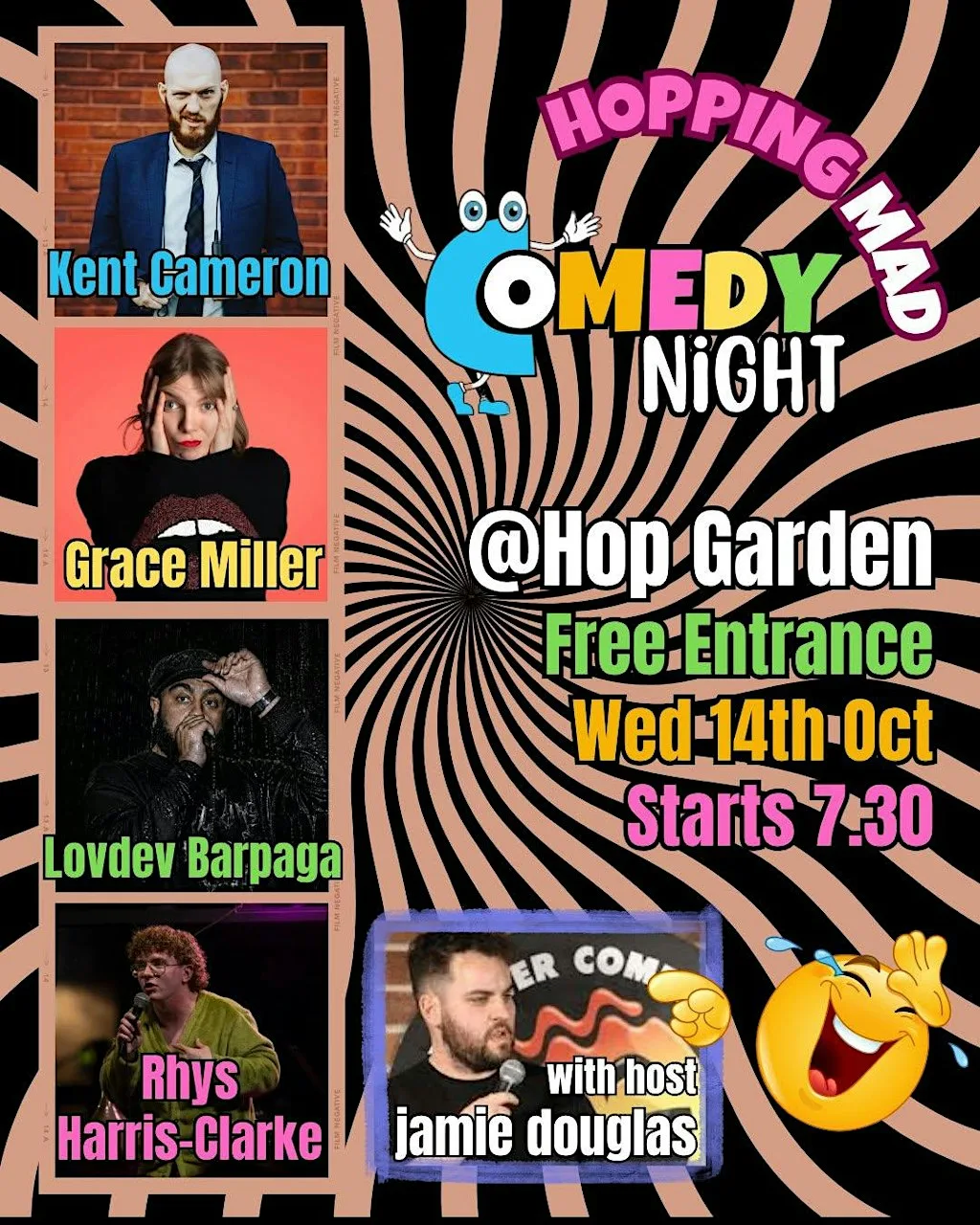 Hopping Mad Comedy at Hop Garden