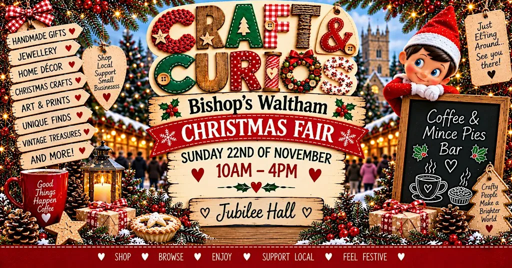 Craft & Curios Bishop's Waltham Christmas Fair at Jubilee Hall