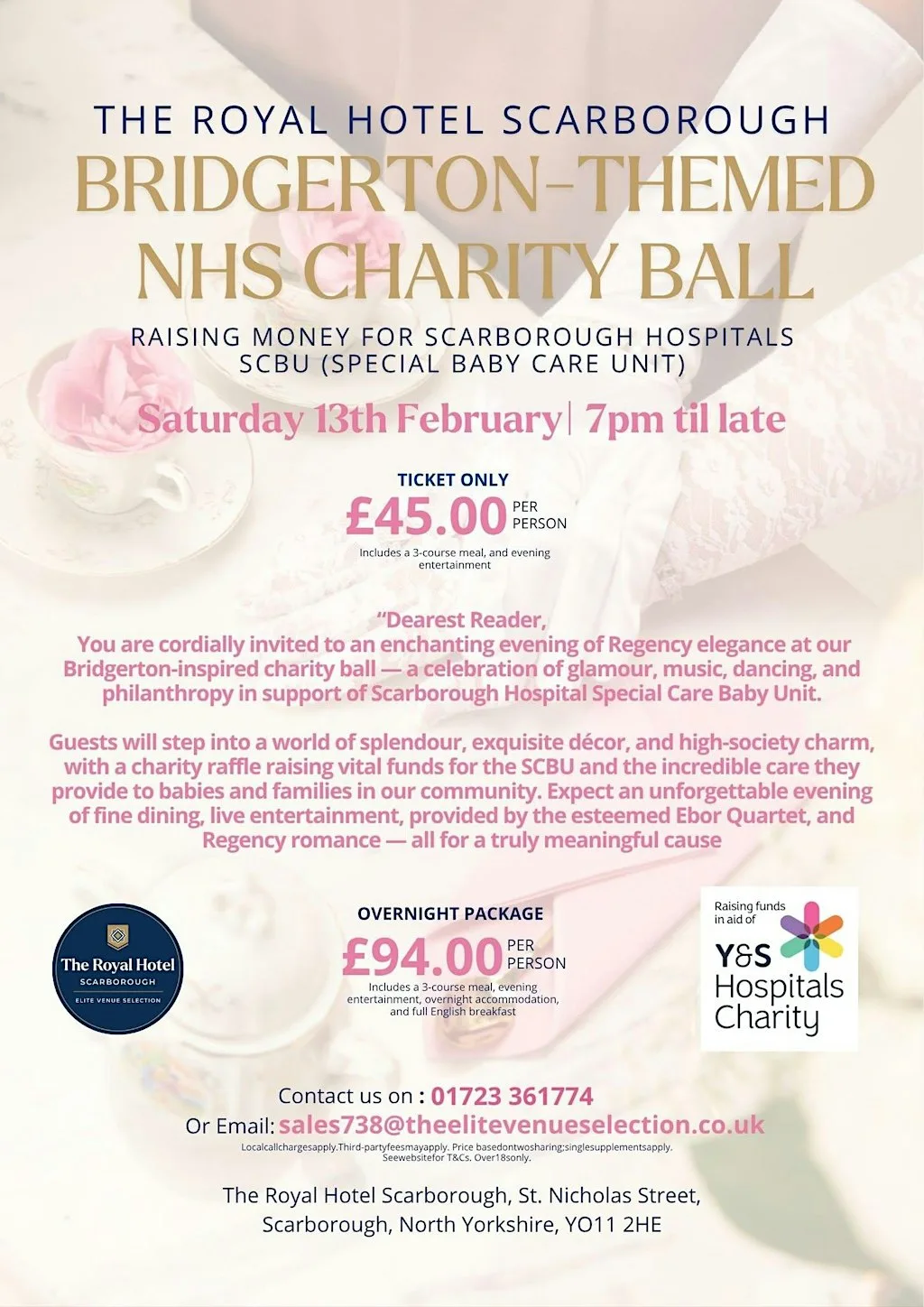 Bridgerton Musical Event at Royal Hotel Scarborough