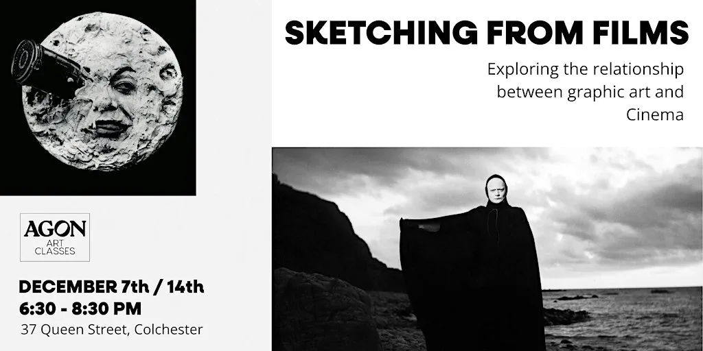 Evening Art Class: Sketching from Films at 37 Queen St
