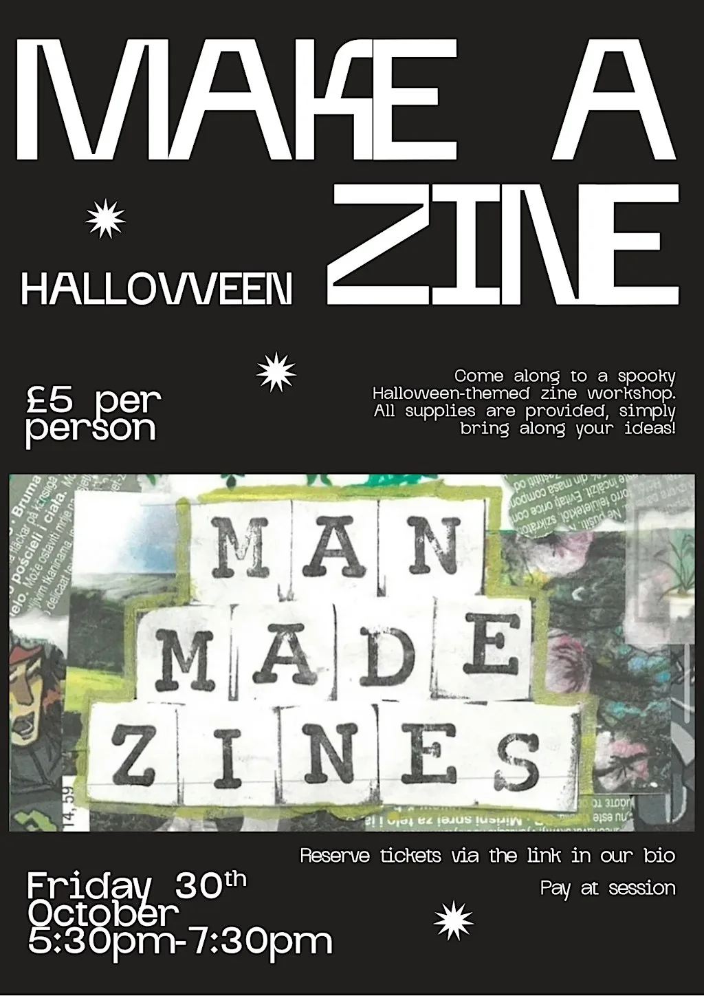 Make a Halloween Zine! at Oat & Bean