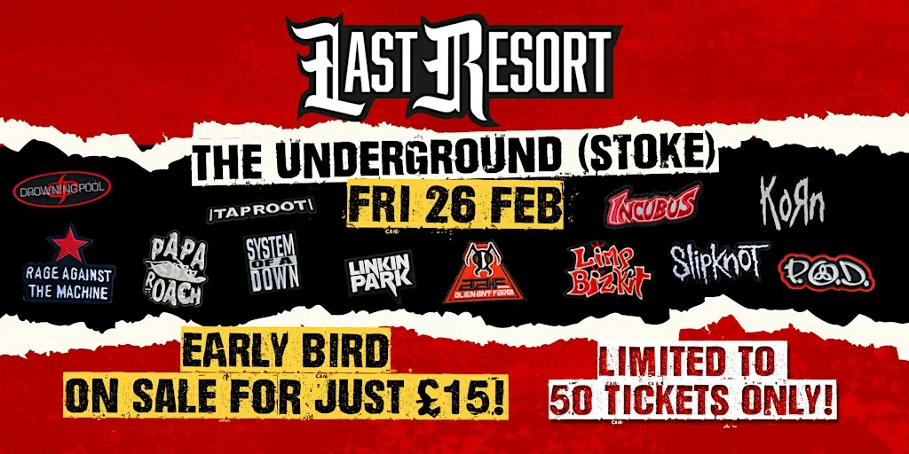 Last Resort - Nu Metal Tribute at The Underground (Stoke) at The Underground