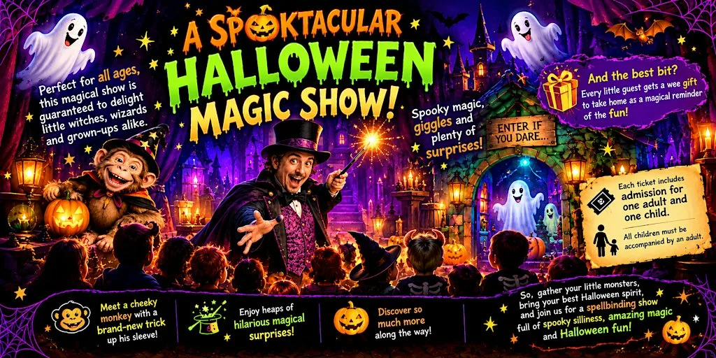 Halloween Magic Show at Summerlee Museum of Scottish Industrial Life