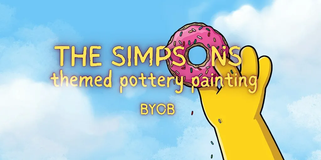 The Simpsons Themed Pottery Painting & Quiz