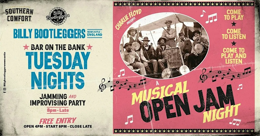 Jamming and Improvising Party- Every Tuesday Night @ Billy's at Billy Bootleggers